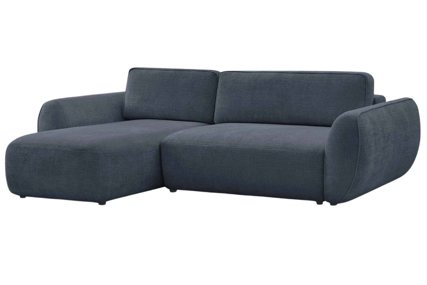 Bobochic Paris Tmavě modrá rozkládací pohovka Denise 258 cm