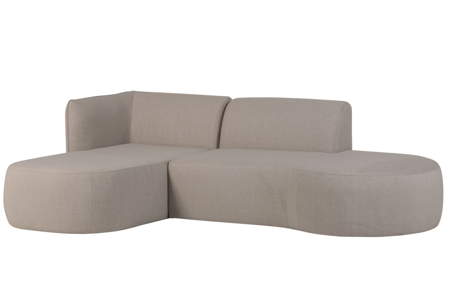 WOOOD Béžová zahradní rohová pohovka Chios 258 cm