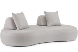 Bizzotto Světle šedá zahradní pohovka Cooper 225 cm