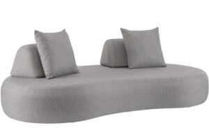 Bizzotto Šedá zahradní pohovka Cooper 225 cm