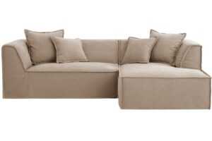 Micadoni Béžová rohová pohovka Milton 270 cm
