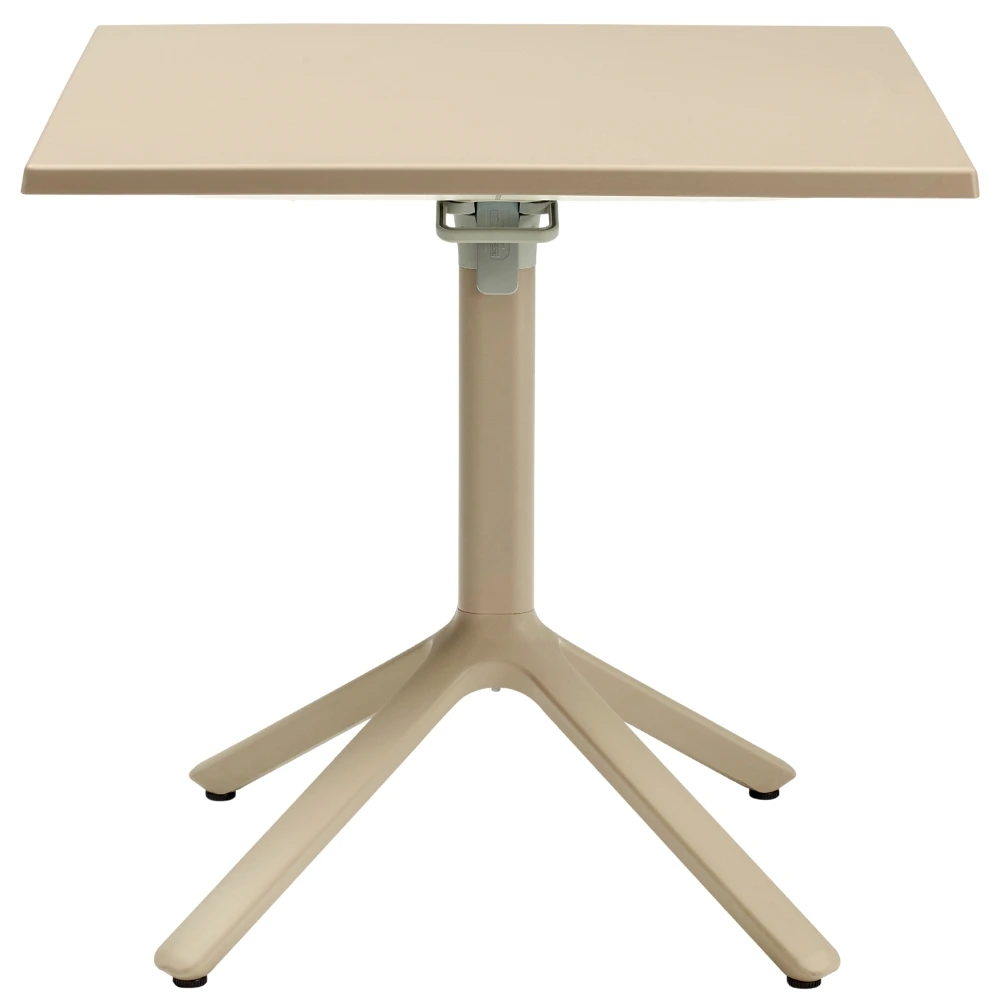 SCAB Béžový zahradní skládací stůl Eco 80 x 80 cm