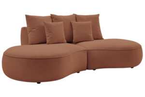 Bobochic Paris Terakotově oranžová trojmístná pohovka Saint-Germain 260 cm