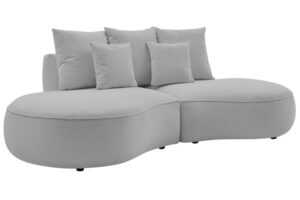 Bobochic Paris Světle šedá trojmístná pohovka Saint-Germain 260 cm