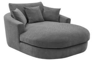 Bobochic Paris Tmavě šedá lenoška Belem 198 cm