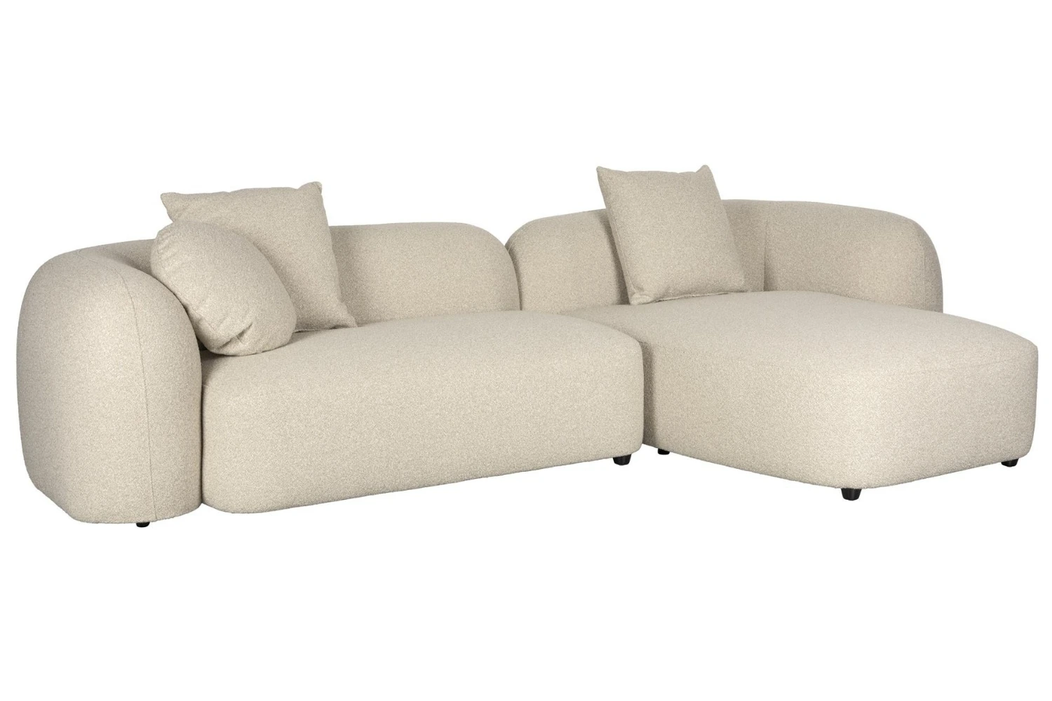 Housecraft Living Béžová čalouněná rohová pohovka Perry 288 cm