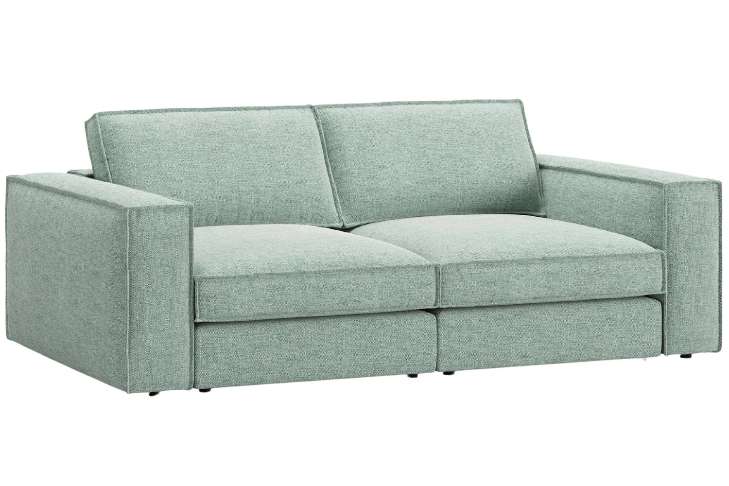 Micadoni Zelená trojmístná pohovka Pola 236 cm