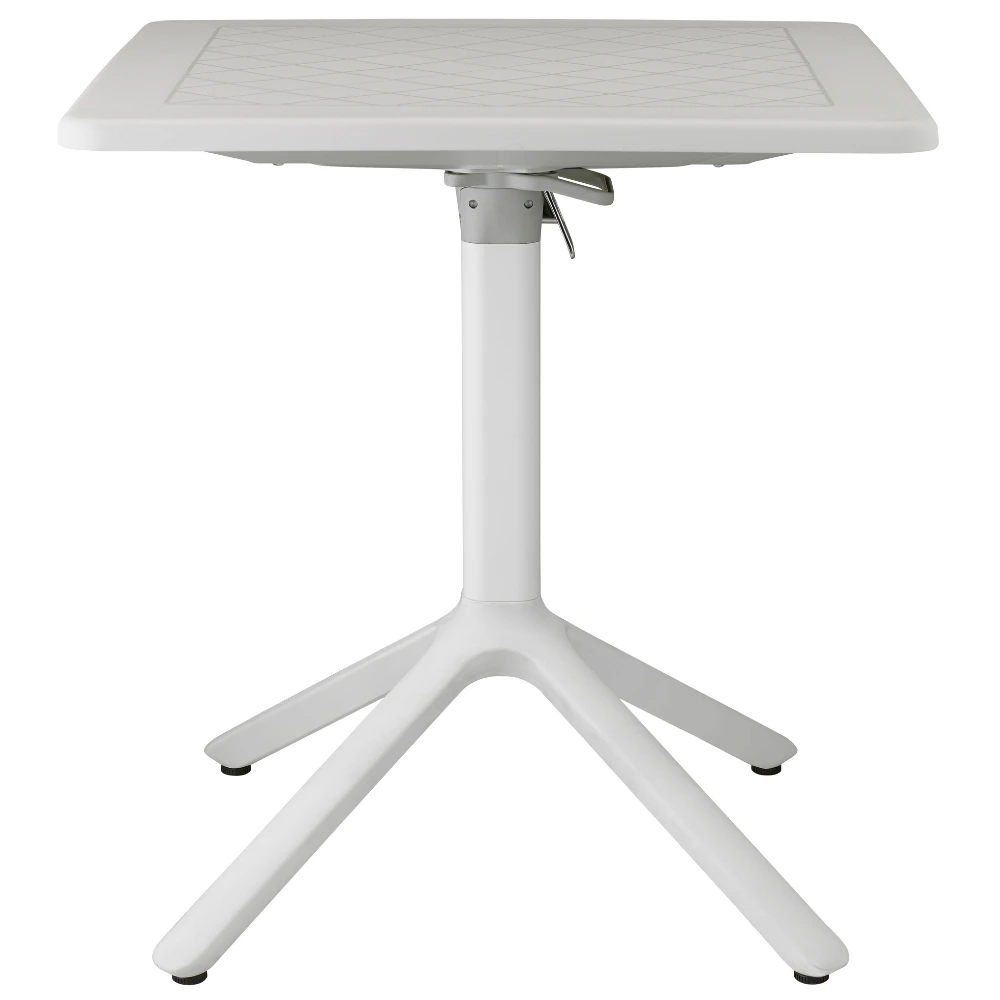 SCAB Bílý zahradní skládací stůl Eco 70 x 70 cm