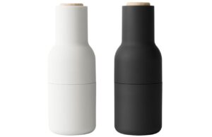 Audo CPH Set dvou bílo-černých silikonových mlýnků na sůl a pepř AUDO GRINDER II. 20