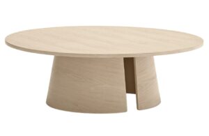 Bělený konferenční stolek Teulat Cep 110 cm