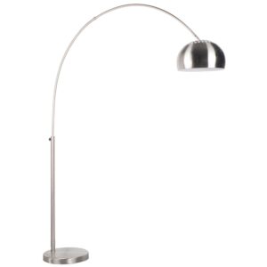 White Label Stříbrná stojací lampa WLL BOW 190 - 205 cm