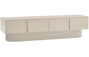 Teulat Béžový lakovaný TV stolek Totem 200 x 47 cm