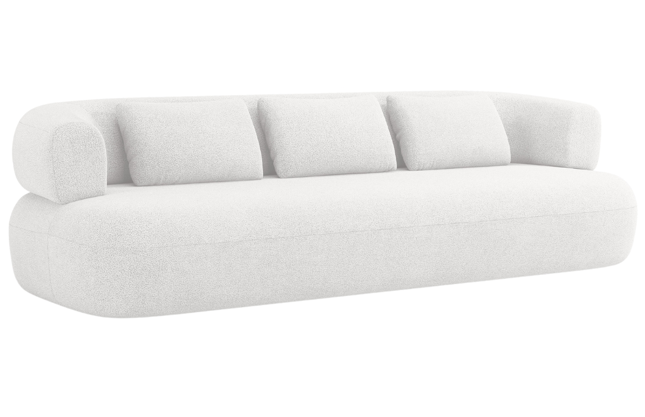 Windsor & Co Bouclé pohovka Aldrin 226 cm