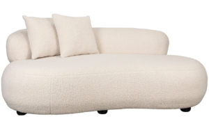 White Label Bouclé pohovka NOXX 185 cm