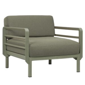 Nardi Zelené zahradní křeslo Maximo Poltrona se zelenou podnoží