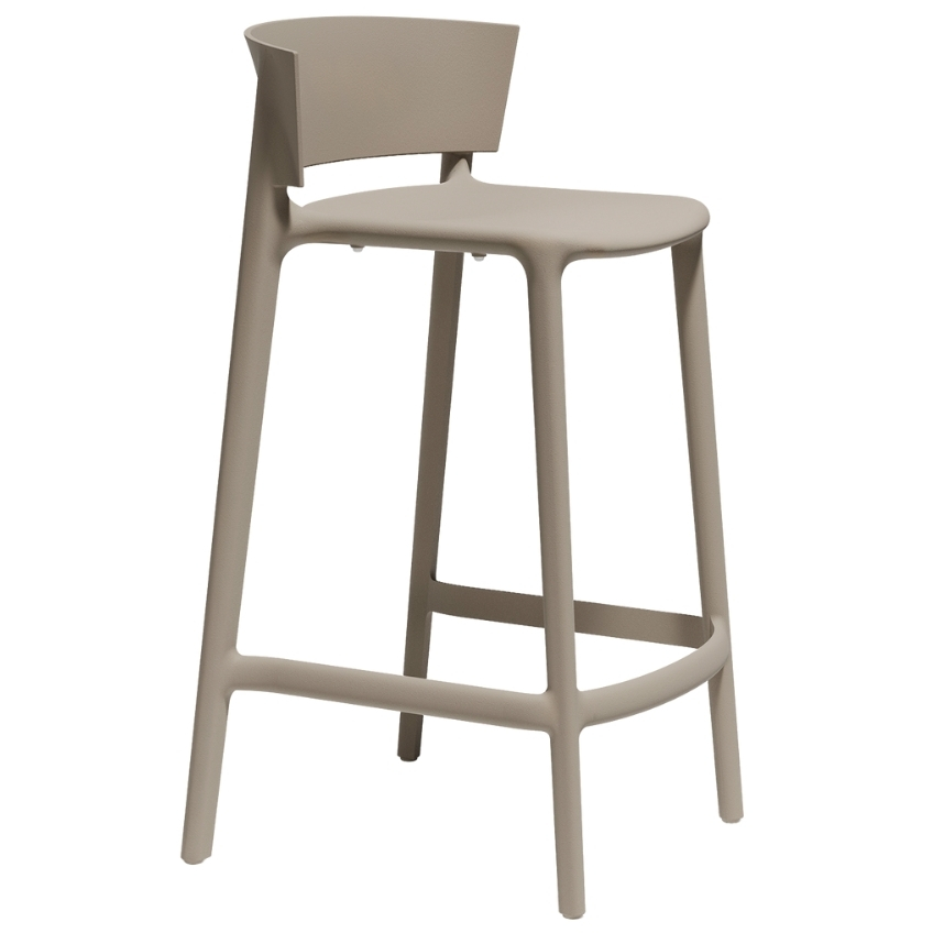 VONDOM Plastová barová židle AFRICA 76 cm