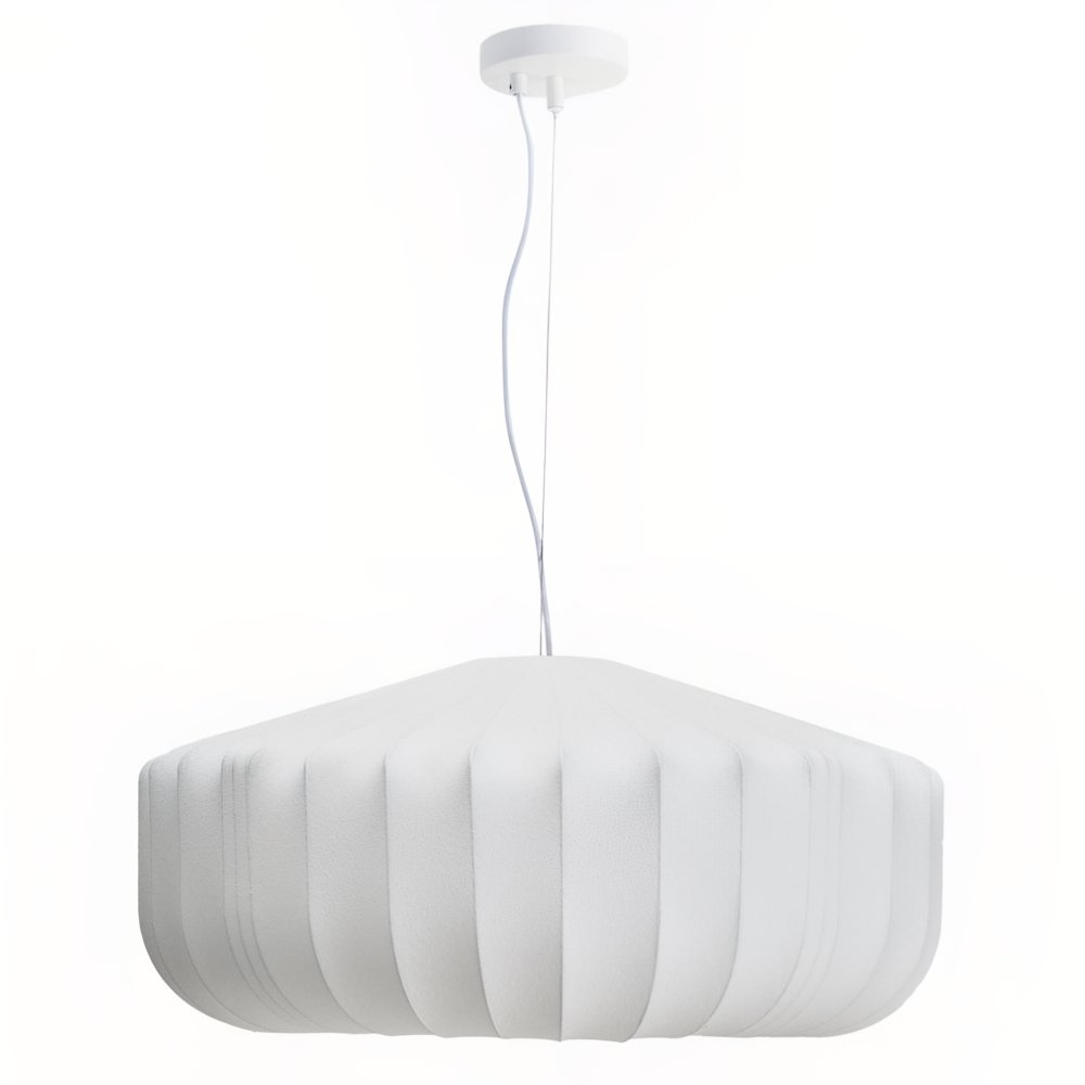 Kave Home Bílé závěsné světlo Somar Ø 76 cm