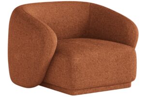 Maison Heritage Terakotově oranžové čalouněné křeslo Jane