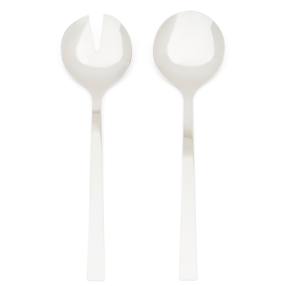 Kave Home Set dvou nerezových příborů na salát Nirela