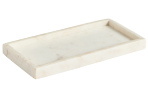 Kave Home Bílý mramorový tác Serela 35 x 18 cm