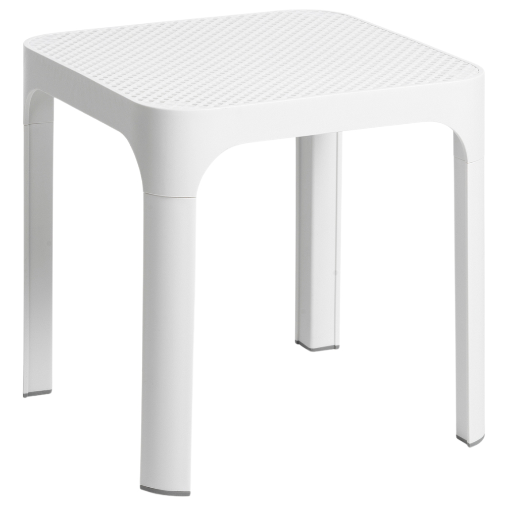 Nardi Bílý plastový zahradní stolek Net 40 x 40 cm