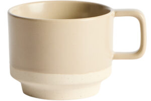 Kave Home Béžový keramický hrnek Doren