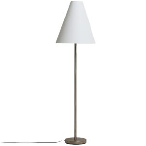Kave Home Bronzová kovová stojací lampa Navat 153 cm