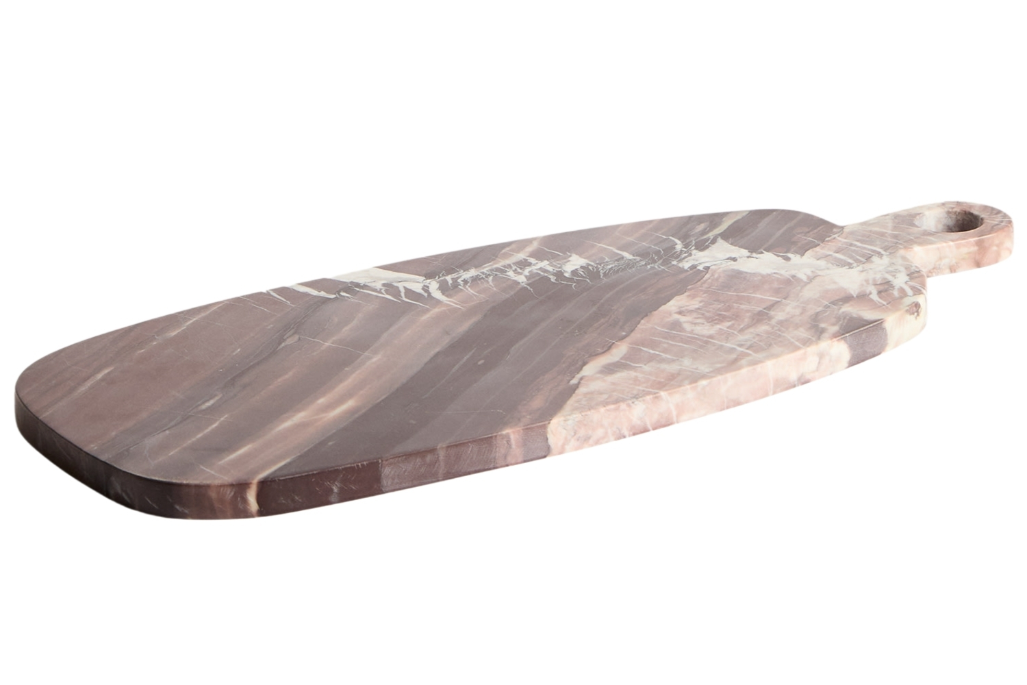 Kave Home Vínově červené mramorové servírovací prkénko Meran 47 x 20 cm