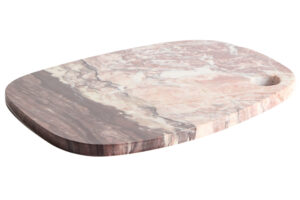 Kave Home Vínově červené mramorové servírovací prkénko Meran 29 x 24 cm