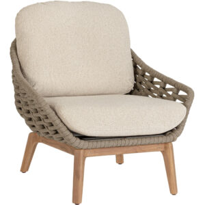 Bizzotto Béžovo-hnědé zahradní křeslo Tamires