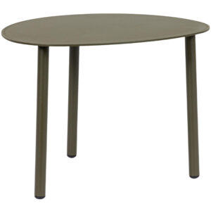 Bizzotto Zelený kovový zahradní stolek Sparky 55 x 45 cm