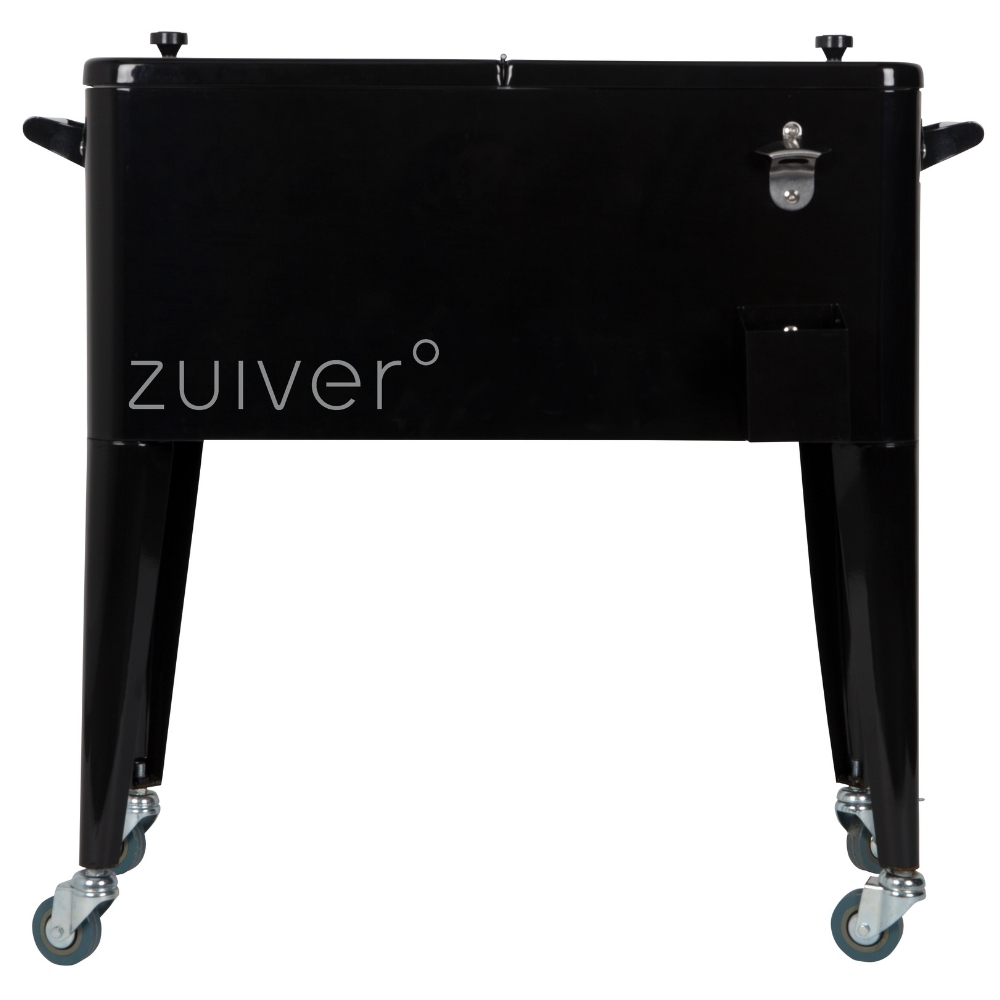 Černý kovový chladící box ZUIVER BE COOL 91 x 81