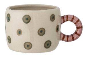 Bloomingville Béžový keramický hrnek Nini 100 ml