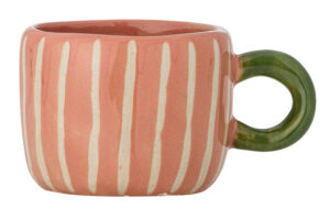 Bloomingville Růžový keramický hrnek Nini 100 ml