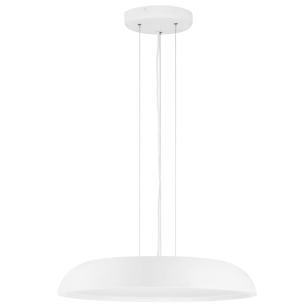 Nova Luce Bílé kovové závěsné LED světlo Felicia 60 cm