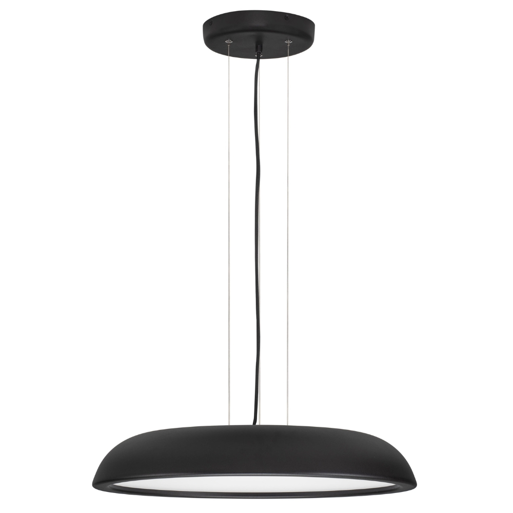 Nova Luce Černé kovové závěsné LED světlo Felicia 60 cm