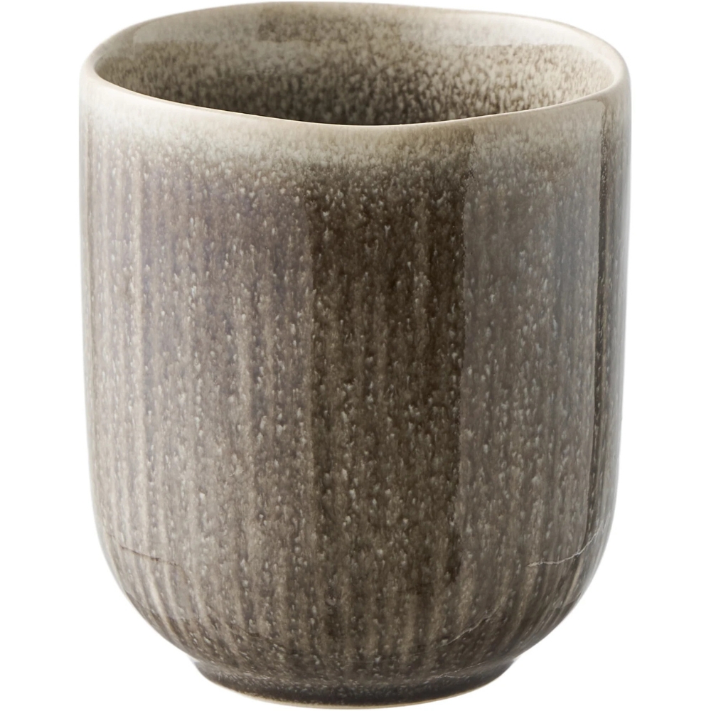 Nordic Living Šedý kameninový hrnek Violette