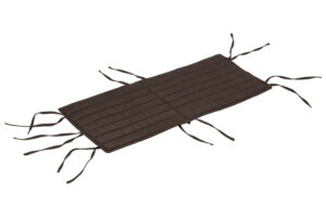 noo.ma Hnědý podsedák na zahradní židli Oto