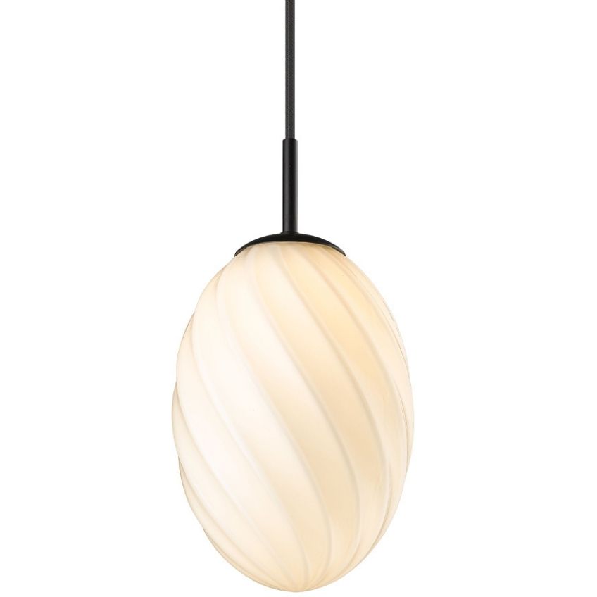 Halo Design Skleněné závěsné světlo Twist 15 cm