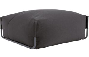 Kave Home Tmavě šedý zahradní modul/podnožka Square 101 x 101 cm