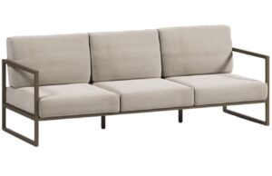 Kave Home Béžovo-hnědá zahradní pohovka Comova 225 cm
