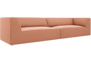 Micadoni Sametová pohovka Ruby 302 cm