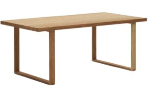 Kave Home Teakový zahradní jídelní stůl Canadell 180 x 90 cm