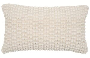 Kave Home Bílý povlak na polštář Mascarell 30 x 50 cm