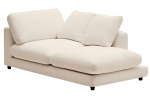 Kave Home Béžová lenoška Gala 193 cm