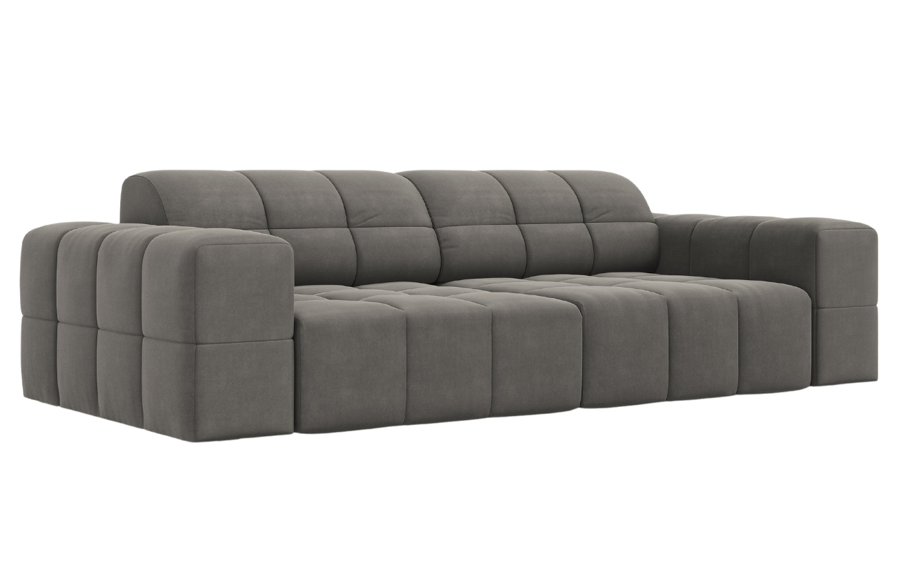 Cosmopolitan Design Sametová pohovka Chicago 244 cm