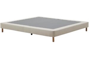 Kave Home Béžová čalouněná dvoulůžková postel Ofelia 180 x 200 cm
