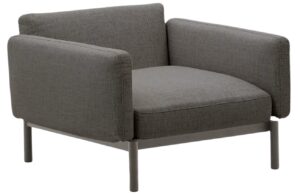 Kave Home Zahradní křeslo Sorells se šedou podnoží