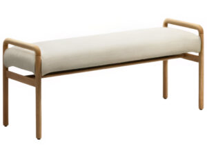 Dubová lavice Kave Home Macaret 120 cm