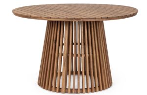 Bizzotto Dřevěný zahradní jídelní stůl Rodano 120 cm